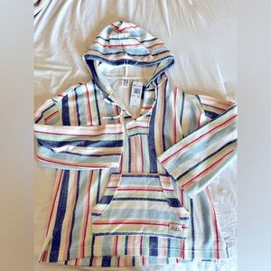 Roxy WAVES AND RAYS Striped Hoodie XS